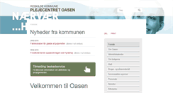 Desktop Screenshot of oasen.roskilde.dk