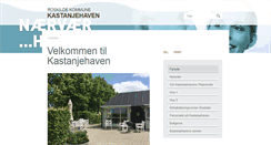 Desktop Screenshot of kastanjehaven.roskilde.dk
