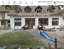 Tablet Screenshot of hoergaarden.roskilde.dk