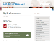 Tablet Screenshot of bellaluna.roskilde.dk