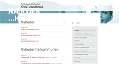 Desktop Screenshot of kristiansminde.roskilde.dk